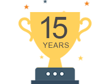 Thank You for Amazing 15 Years